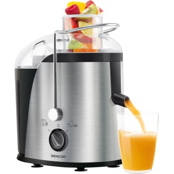 Sencor - Saftpresser 400W/230V mat krom/sort