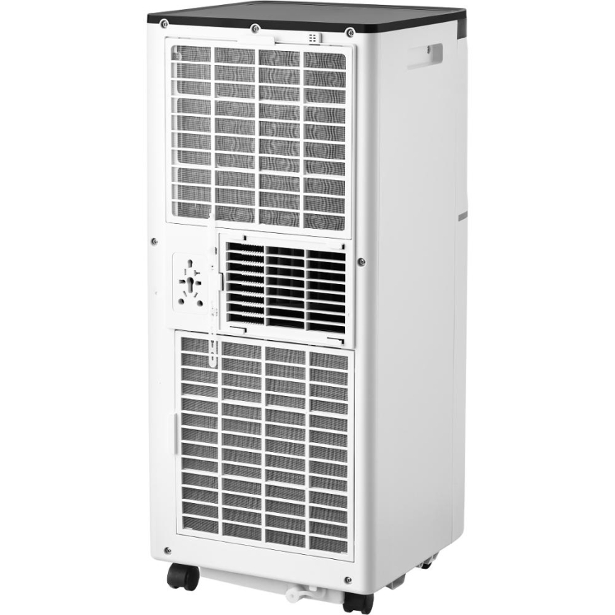 Sencor - Smart bærbar klimaanlæg 3-i-1 inkl. komplet tilbehør 1020 W/230 V 10000 BTU Wi‑Fi hvid + fjernbetjening
