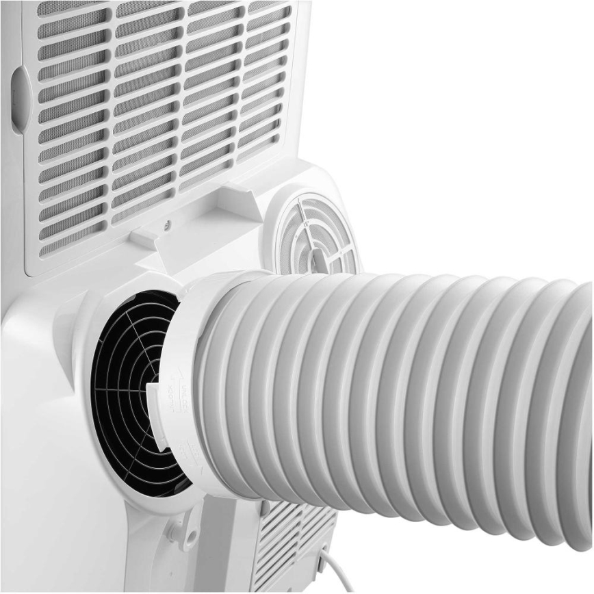 Sencor - Smart bærbar klimaanlæg 4-i-1 inkl. komplet tilbehør 1750W/230V 18000 BTU Wi-Fi hvid + fjernbetjening