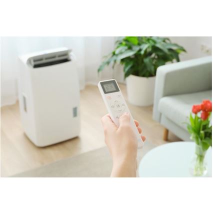 Sencor - Smart bærbar aircondition 5-i-1 inklusive komplet tilbehør 733W/230V 9000 BTU Wi-Fi hvid + fjernbetjening