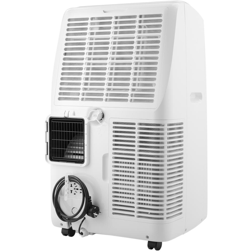 Sencor - Smart bærbar aircondition 5-i-1 inklusive komplet tilbehør 733W/230V 9000 BTU Wi-Fi hvid + fjernbetjening