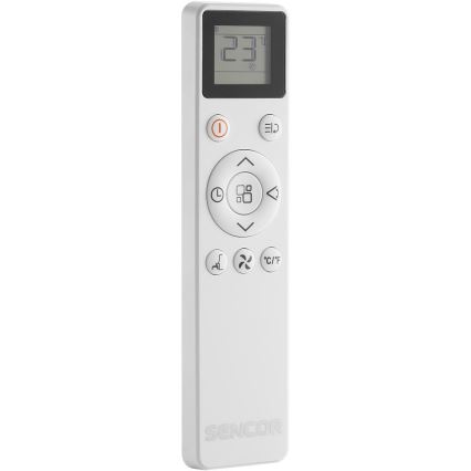 Sencor - Smart bærbar aircondition 5-i-1 inklusive komplet tilbehør 733W/230V 9000 BTU Wi-Fi hvid + fjernbetjening