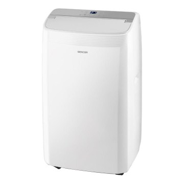 Sencor - Smart bærbar aircondition 5-i-1 inklusive komplet tilbehør 733W/230V 9000 BTU Wi-Fi hvid + fjernbetjening