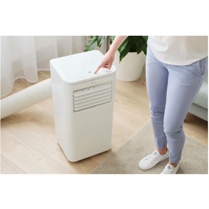 Sencor - Smart bærbar klimaanlæg 3-i-1 inkl. komplet tilbehør 760W/230V 7000 BTU Wi-Fi + fjernbetjening