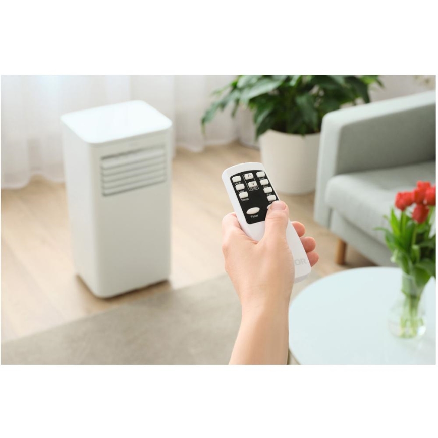 Sencor - Smart bærbar klimaanlæg 3-i-1 inkl. komplet tilbehør 760W/230V 7000 BTU Wi-Fi + fjernbetjening