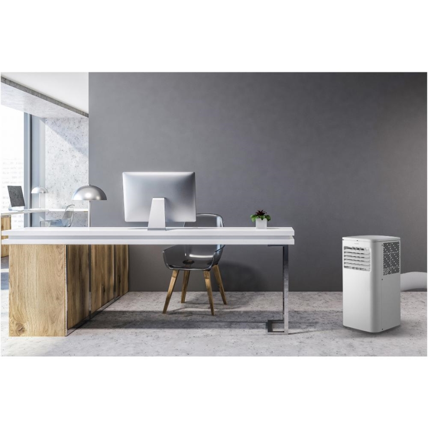Sencor - Smart bærbar klimaanlæg 3-i-1 inkl. komplet tilbehør 760W/230V 7000 BTU Wi-Fi + fjernbetjening