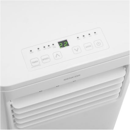 Sencor - Smart bærbar klimaanlæg 3-i-1 inkl. komplet tilbehør 760W/230V 7000 BTU Wi-Fi + fjernbetjening