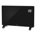 Sencor - Smart elektrisk konvektor/direktevarmer 2000W/230V IP24 Wi‑Fi sort + fjernbetjening