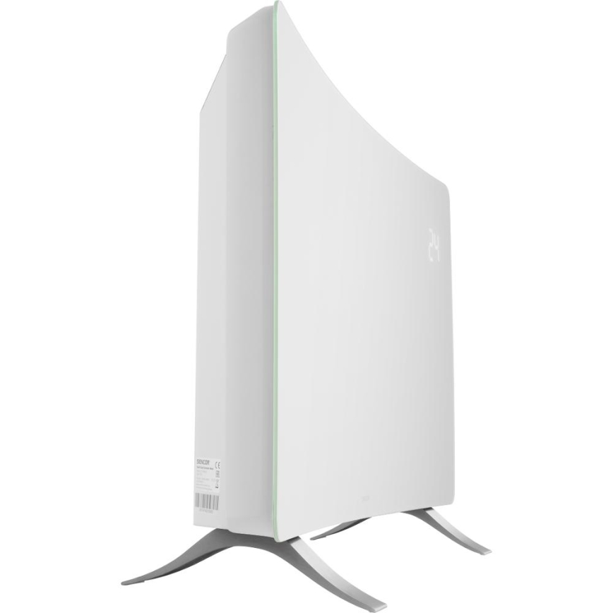 Sencor - Smart elektrisk konvektor/elvarmer 1200/2400W/230V IP24 Wi-Fi hvid