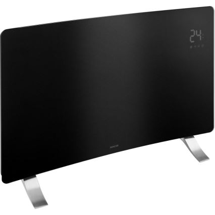 Sencor - Smart elektrisk konvektor/varmeovn 1200/2400W/230V IP24 Wi-Fi sort