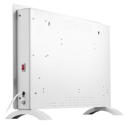 Sencor - Smart elektrisk konvektor/elvarmer 2000W/230V IP24 Wi-Fi hvid + fjernbetjening