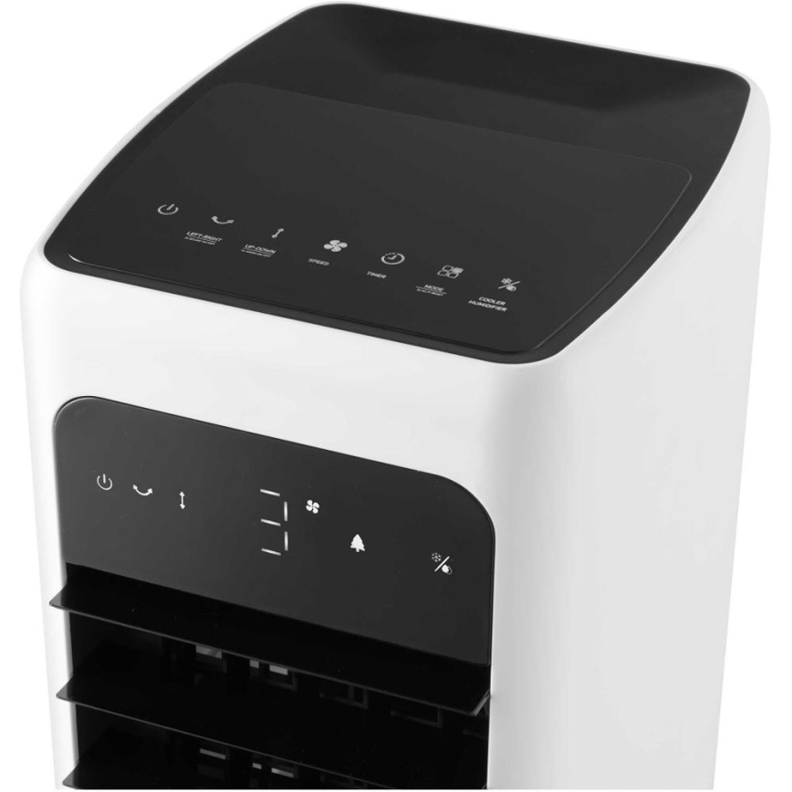 Sencor - Smart luftkøler mobil 60W/230V Wi-Fi hvid + fjernbetjening