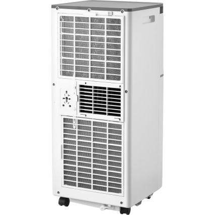 Sencor - Smart bærbar klimaanlæg 3-i-1 inkl. komplet tilbehør 815W/230V 8000 BTU Wi‑Fi hvid + fjernbetjening