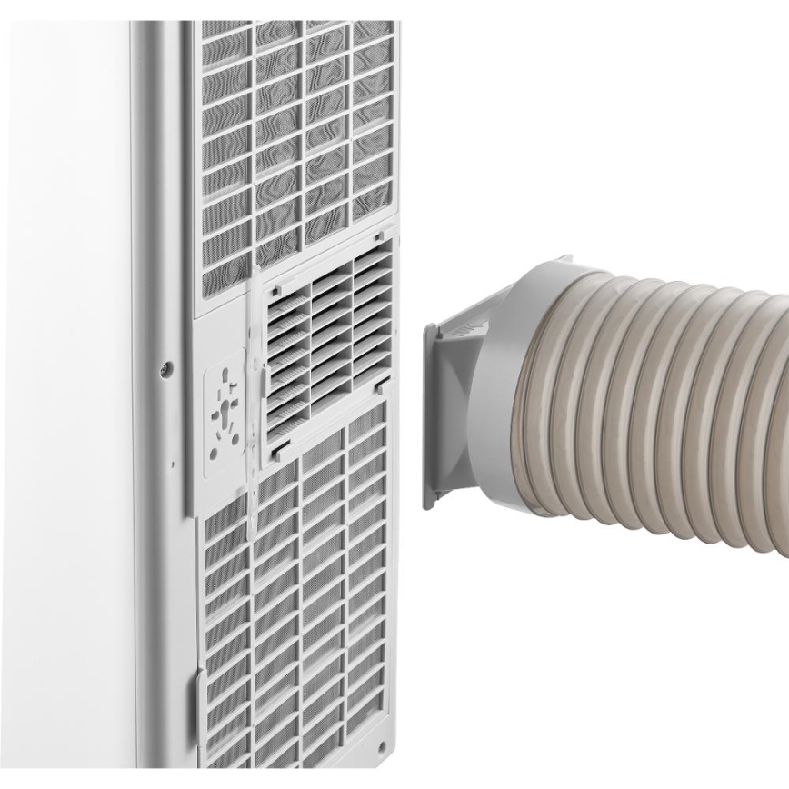 Sencor - Smart bærbar klimaanlæg 3-i-1 inkl. komplet tilbehør 815W/230V 8000 BTU Wi‑Fi hvid + fjernbetjening