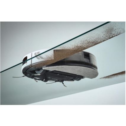 Sencor - Smart robotstøvsuger med moppe 2-i-1 28W/2600 mAh Wi-Fi hvid + fjernbetjening