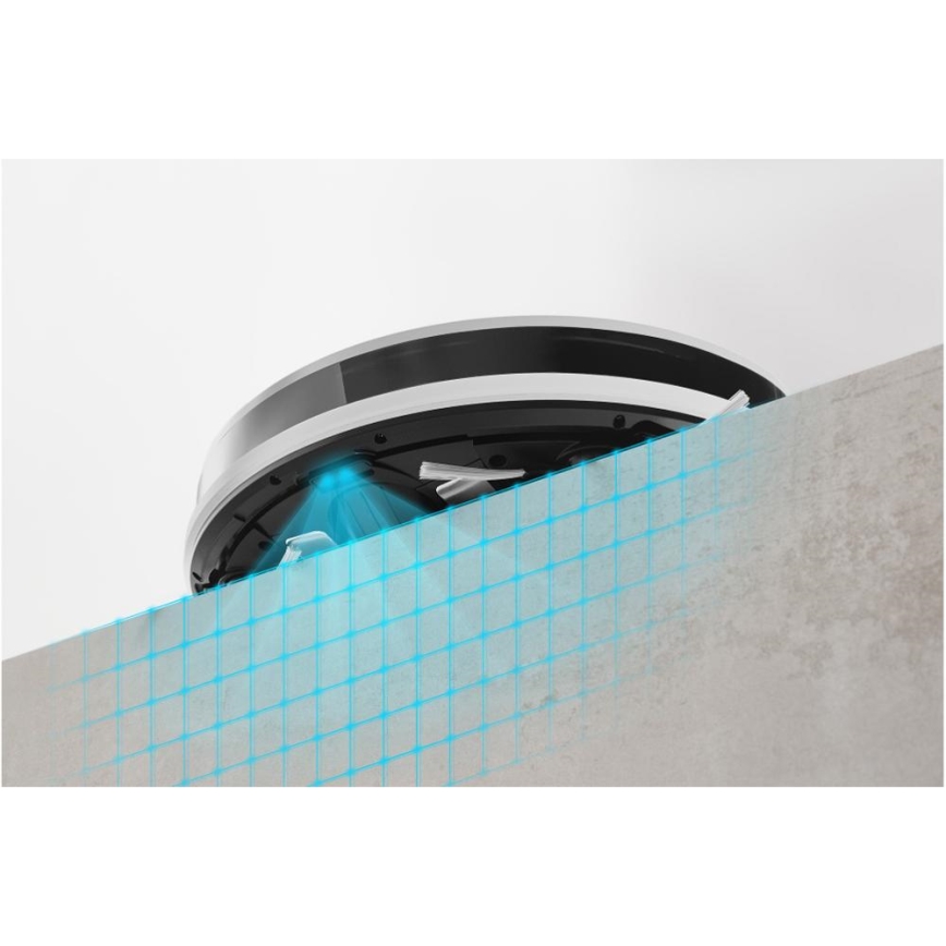 Sencor - Smart robotstøvsuger med moppe 2-i-1 28W/2600 mAh Wi-Fi hvid + fjernbetjening
