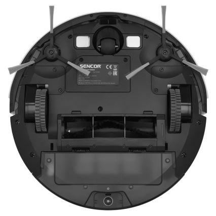 Sencor - Smart robotstøvsuger med moppe 2-i-1 28W/2600 mAh Wi-Fi hvid + fjernbetjening