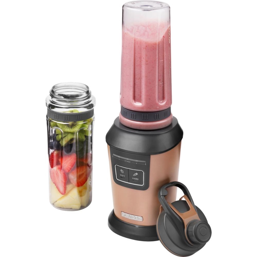 Sencor - Smoothieblender med tilbehør 800W/230V kobberfarvet