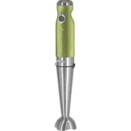 Sencor - Stavblender 4-i-1 1200W/230V rustfrit stål/grøn