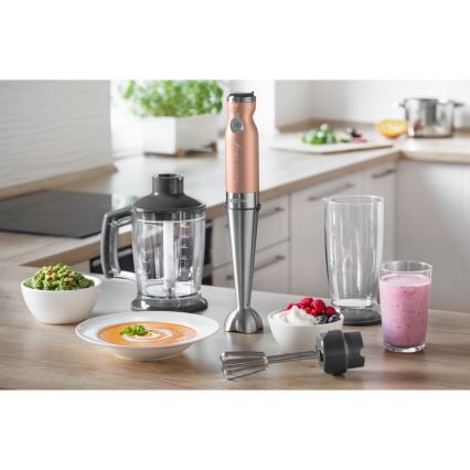 Sencor - Stavblender 4-i-1 1200W/230V rustfrit stål/kobber