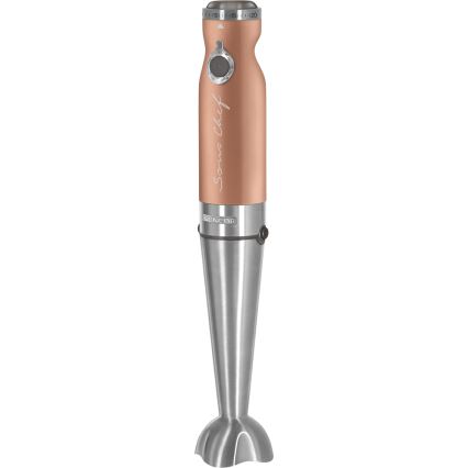 Sencor - Stavblender 4-i-1 1200W/230V rustfrit stål/kobber