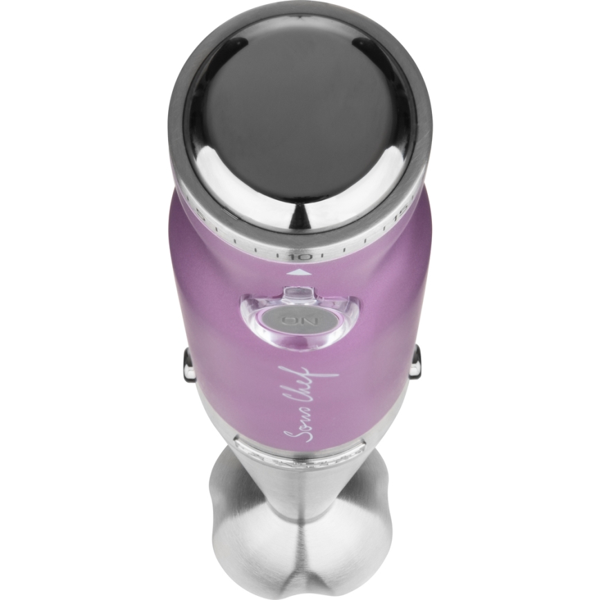 Sencor - Stavblender 4-i-1 1200W/230V rustfrit stål/lilla