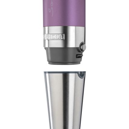 Sencor - Stavblender 4-i-1 1200W/230V rustfrit stål/lilla