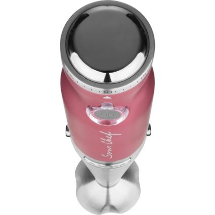 Sencor - Stavblender 4-i-1 1200W/230V rustfrit stål/pink