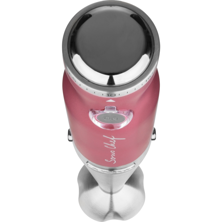 Sencor - Stavblender 4-i-1 1200W/230V rustfrit stål/pink