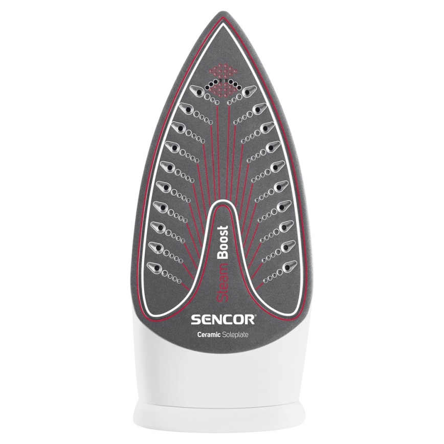 Sencor - Strygejern 2200W/230V rød/hvid