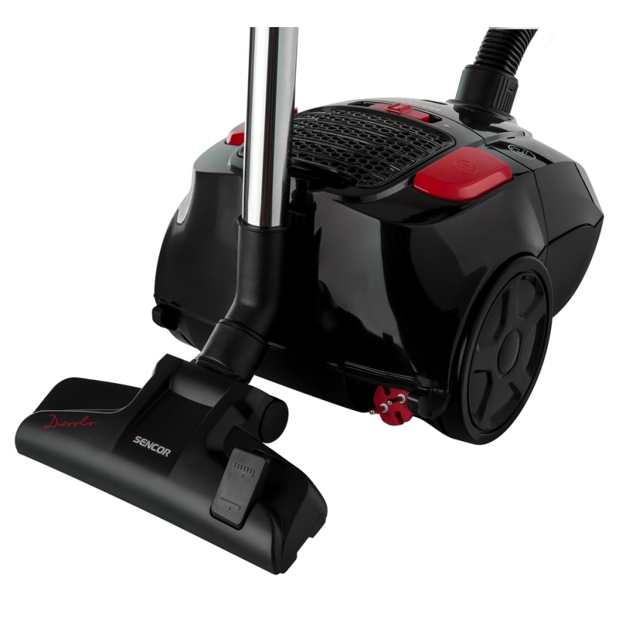 Sencor - Støvsuger 3 l 700W/230V sort/rød