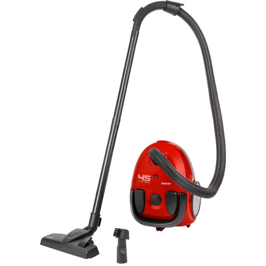 Sencor - Støvsuger med pose 1,5 l 850 W/230 V rød/sort