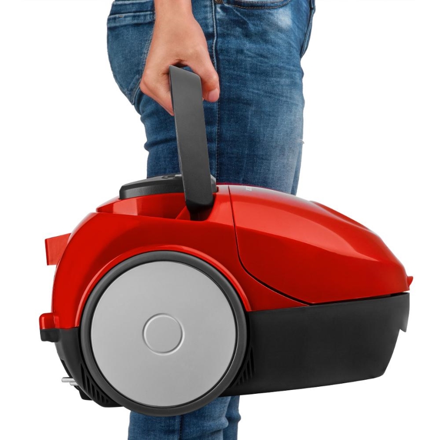 Sencor - Støvsuger med pose 1,5 l 850 W/230 V rød/sort