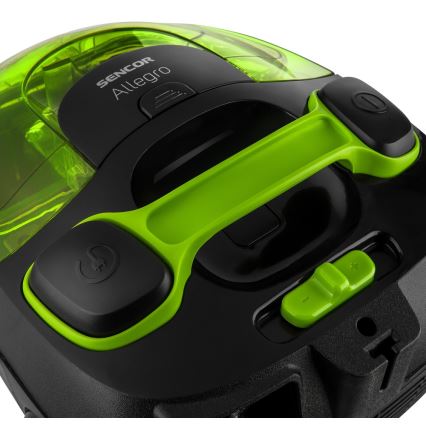 Sencor - Støvsugerpose 1,5 l 890W/230V grøn/sort