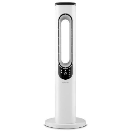 Sencor - Tårnventilator uden vinger 50W/230V hvid + fjernbetjening