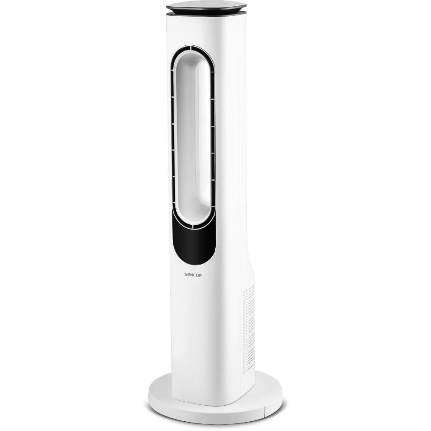Sencor - Tårnventilator uden vinger 50W/230V hvid + fjernbetjening