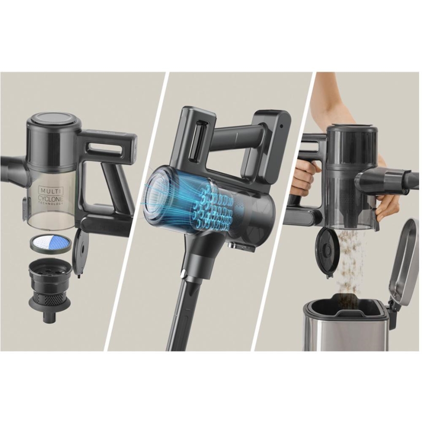 Sencor - Trådløs 2-i-1 stavstøvsuger 200W/2600 mAh sort