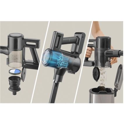 Sencor - Trådløs 2-i-1 stavstøvsuger 200W/2600 mAh sort