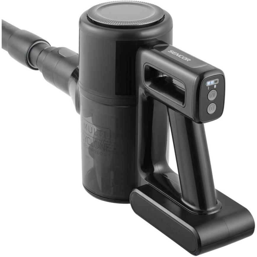 Sencor - Trådløs 2-i-1 stavstøvsuger 200W/2600 mAh sort