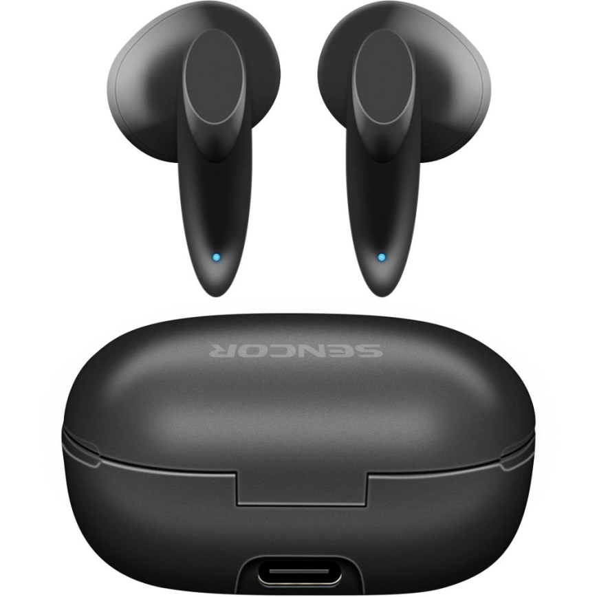 Sencor - Trådløs earphones IPX4 sort