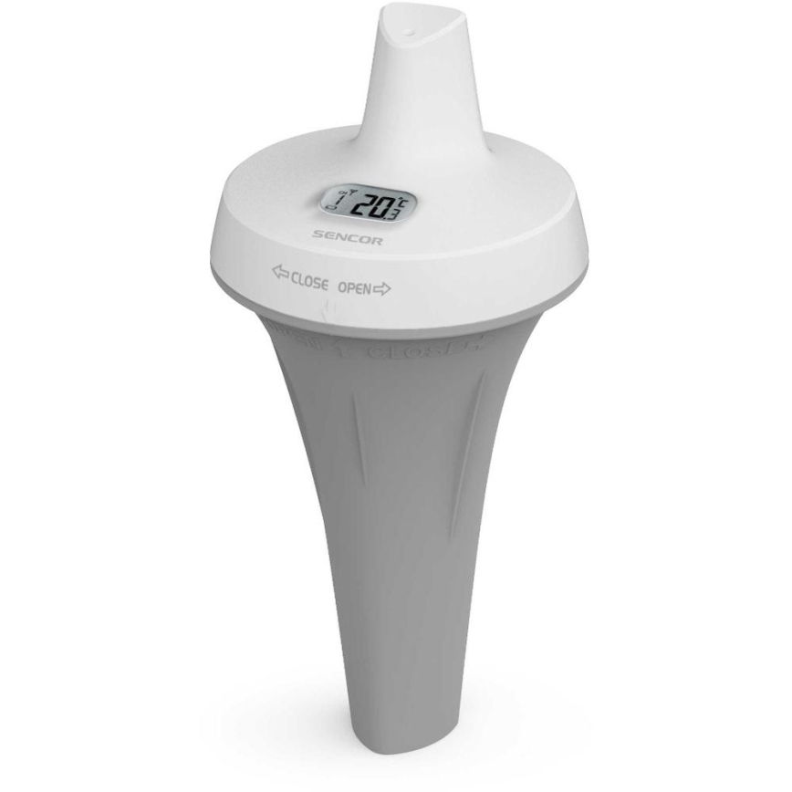 Sencor - Trådløs flydesensor til pool 2xAA IPX7