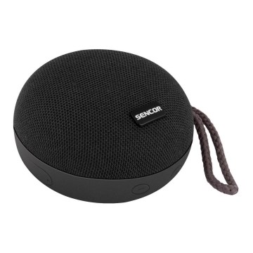 Sencor - Trådløs højttaler 3W 800 mAh IPX4 sort