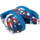 Sencor - Trådløse hovedtelefoner med mikrofon 3,7V/400 mAh blå/rød