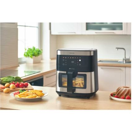 Sencor - Varmluftsfriture 9 l 1700W/230V sort/mat krom