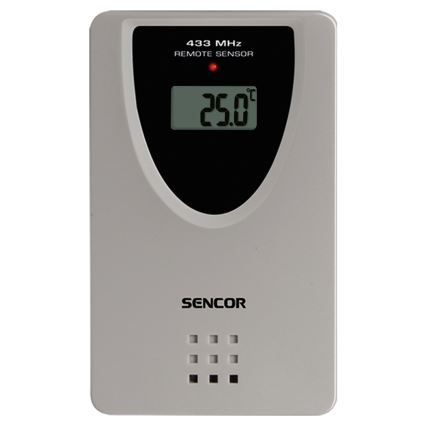 Sencor - Vejrstation med farve LCD display, vækkeur og projektor 2xAA + 2xAAA