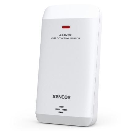 Sencor - Vejrstation med LCD farveskærm 5V/1xCR2032