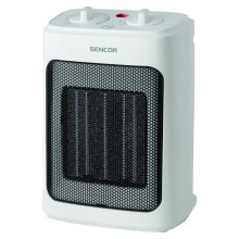 Sencor - Ventilator med keramisk varmeelement 900/1300/2000W/230V hvid