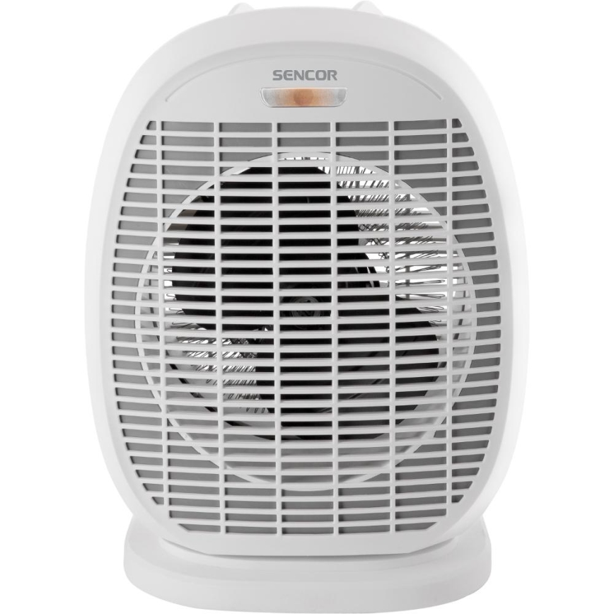 Sencor - Ventilator med varmelegeme 1200/2000W/230V hvid/grå