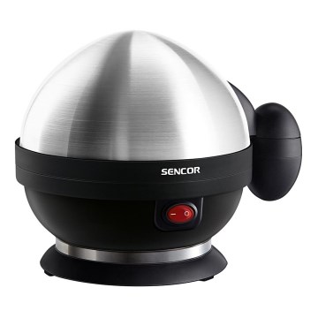 Sencor - Æggekoger 320-380W/230V sort/mat krom