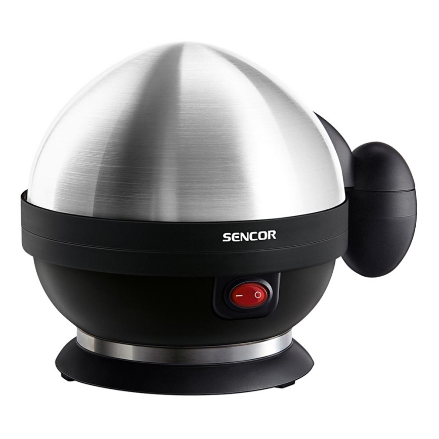 Sencor - Æggekoger 320-380W/230V sort/mat krom